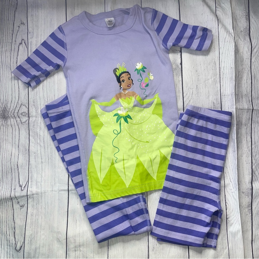 Hanna Anderson Disney Princess Tiana Pajamas Set
